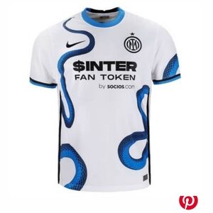 Nike Authentic Inter Milan 2021 / 2022 AWAY Soccer Jersey, Men’s Sz: LARGE.